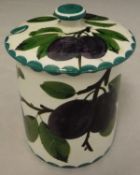 A Wemyss conserve pot and cover,