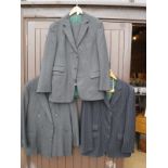 A Pakeman Catto & Carter pinstripe suit together with another pinstrip jacket and a Buckleigh of