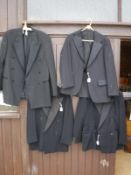 A Magee dinner suit together with a Simpson dinner jacket, a Sumrie dinner jacket,