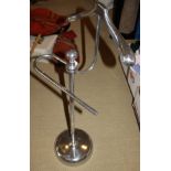 A modern cast aluminium valet stand*