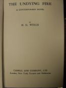 H G WELLS "The Undying Fire", a contemporary novel published by Cassell & Co.