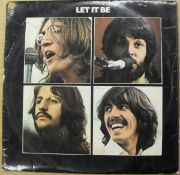 A collection of various mainly 1960's LP records including The Beatles "Let it be",