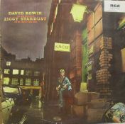 A collection of LP records mainly 1970's and 1980's David Bowie "The Rise and Fall of Ziggy