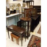 A pair of 20th Century mahogany effect open bookcases,