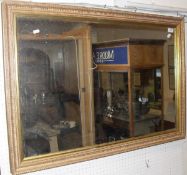 Two rectangular wall mirrors and a white painted dome topped wall mirror CONDITION