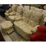 A modern upholstered three piece suite by G Plan circa 2008,