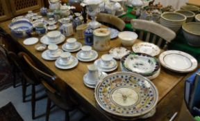 Assorted china wares to include part tea services, plates,