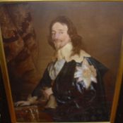 AFTER SIR ANTHONY VAN DYKE "Study of Charles I",