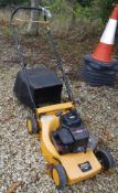 A Partner 4040S petrol driven lawnmower with a Briggs & Stratton Sprint 40 engine