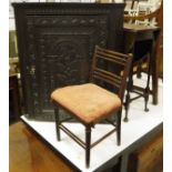 A 20th Century mahogany oval gate-leg side table,