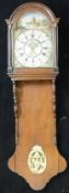 An 18th or early 19th Century "Amsterdam" drop dial wall clock,
