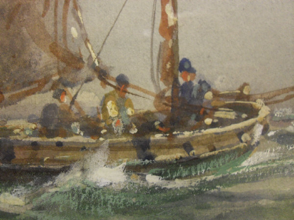 ARTHUR WILDE PARSONS (1854-1931) "Coming home to port", watercolour, - Image 3 of 14