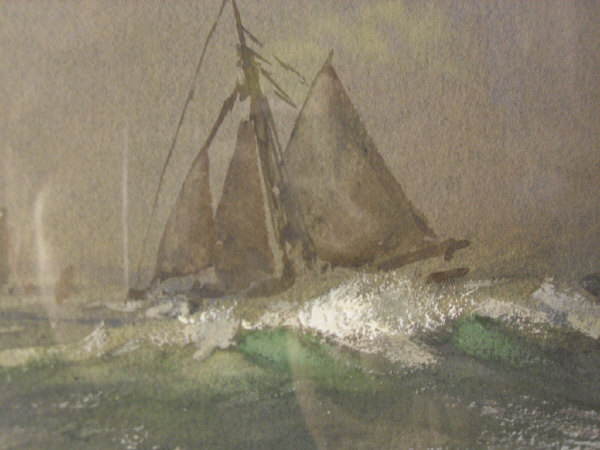 ARTHUR WILDE PARSONS (1854-1931) "Dirty weather, Falmouth", - Image 3 of 21