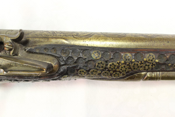 An 18th Century flintlock muzzle loading pistol, - Image 7 of 19