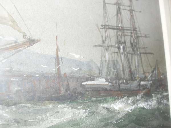 ARTHUR WILDE PARSONS (1854-1931) "Dirty weather, Falmouth", - Image 9 of 21