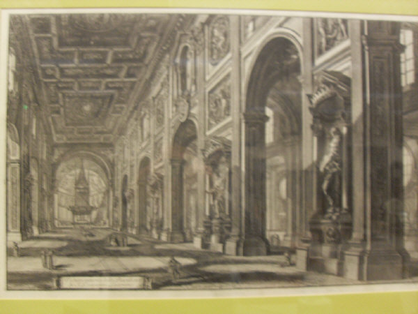 AFTER GIOVANNI BATTISTA PIRANESI (1720-1778) "Spaccato interno della Basilica di S. - Image 50 of 54