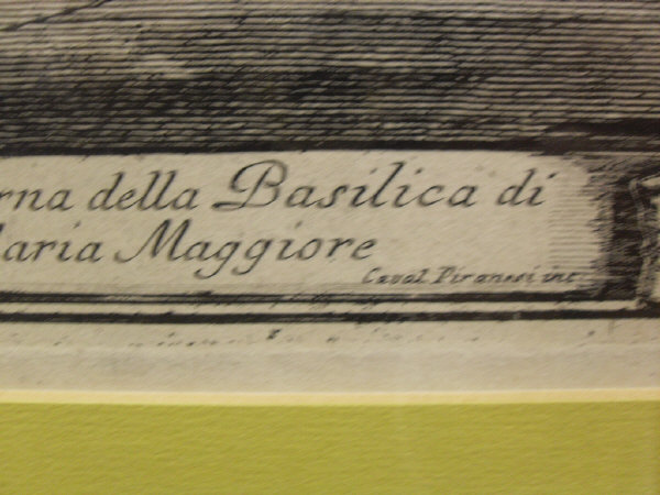 AFTER GIOVANNI BATTISTA PIRANESI (1720-1778) "Spaccato interno della Basilica di S. - Image 38 of 54