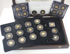A "The Smallest Gold Coins of The World Collection" (34 coins)