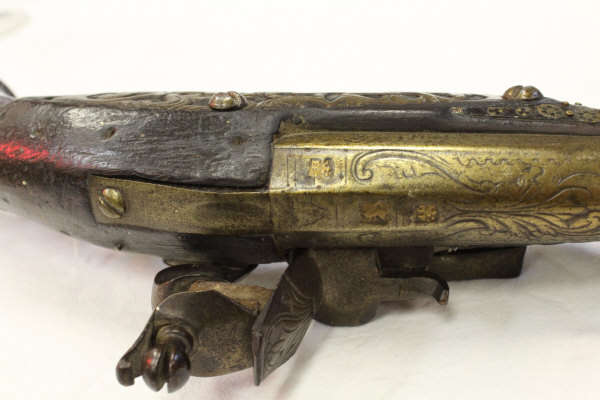An 18th Century flintlock muzzle loading pistol, - Image 19 of 19
