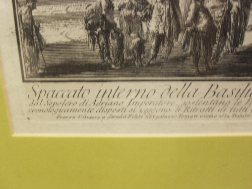 AFTER GIOVANNI BATTISTA PIRANESI (1720-1778) "Spaccato interno della Basilica di S. - Image 25 of 54