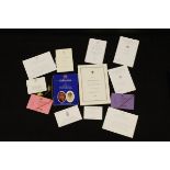 Prince Charles and Diana interest - a collection of wedding stationery for Charles Prince of Wales