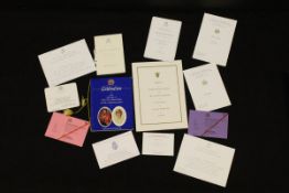 Prince Charles and Diana interest - a collection of wedding stationery for Charles Prince of Wales