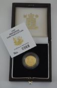 A 1997 Britannia gold proof £10 coin
