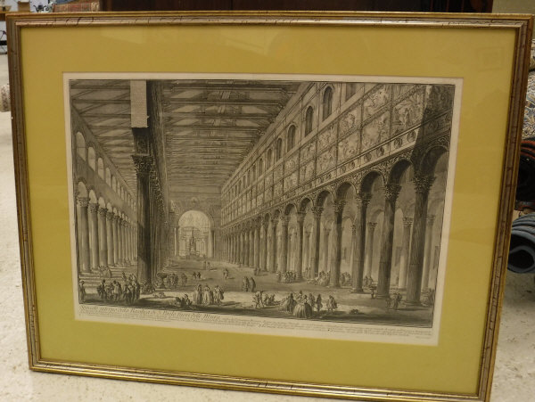 AFTER GIOVANNI BATTISTA PIRANESI (1720-1778) "Spaccato interno della Basilica di S. - Image 37 of 54