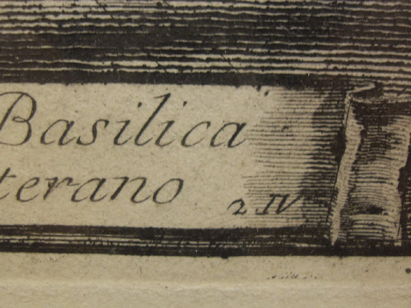 AFTER GIOVANNI BATTISTA PIRANESI (1720-1778) "Spaccato interno della Basilica di S. - Image 52 of 54