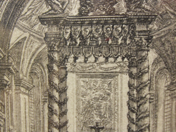 AFTER GIOVANNI BATTISTA PIRANESI (1720-1778) "Spaccato interno della Basilica di S. - Image 41 of 54