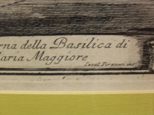 AFTER GIOVANNI BATTISTA PIRANESI (1720-1778) "Spaccato interno della Basilica di S. - Image 20 of 54