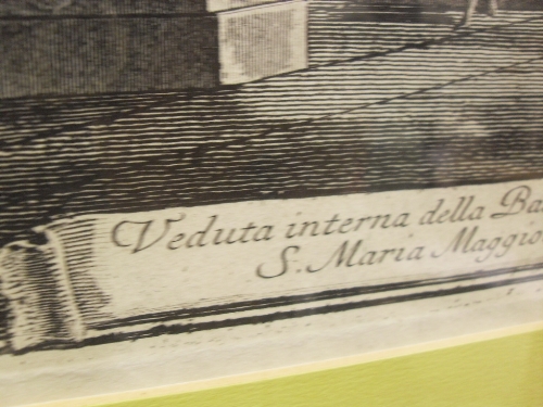 AFTER GIOVANNI BATTISTA PIRANESI (1720-1778) "Spaccato interno della Basilica di S. - Image 18 of 54