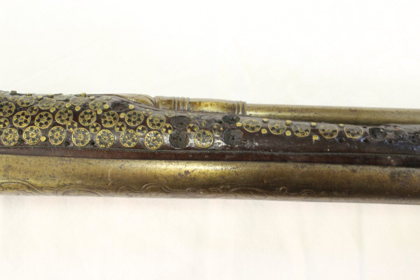 An 18th Century flintlock muzzle loading pistol, - Image 10 of 19