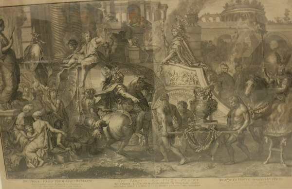 AFTER CHARLES LE BRUN (1619-1691) "Sui Victoria Indicat Regem" (He's truly brave what overcomes - Image 3 of 4