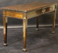 A circa 1900 mahogany serving table in the Adam taste,