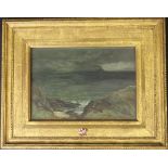 THOMAS HOPE MACLACHLAN (1845-1897) "Coastal landscapes", a pair, oil on board,