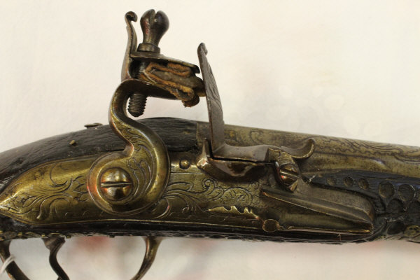An 18th Century flintlock muzzle loading pistol, - Image 5 of 19