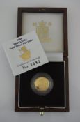 A 1996 Britannia gold proof £10 coin