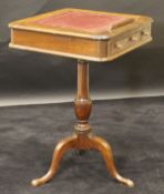 An early 19th Century mahogany reading table,