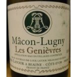 Twelve bottles Mâcon-Lugny Les Genièvres Louis Latour 1998 (12)