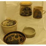 Diana Worthy Studio Pottery mugs, jars,