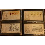 A large quantity of various first day covers, 22 albums,