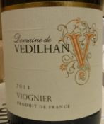 Twelve bottles Domaine de Vedilhan Voignier 2013 (12)