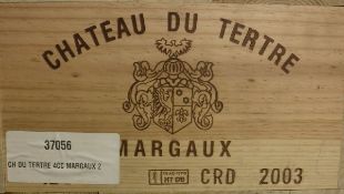 Twelve bottles Chateau du Tertre Margaux 2003 (owc) (12)