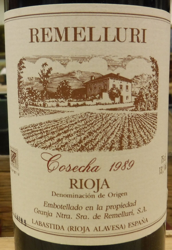 Twelve bottles Remelluri Cosecha Rioja 1989 (owc) (12)