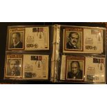 Thirteen "Royal Mail First Day Covers" albums containing various first day covers (one empty) and