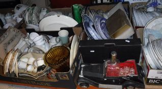 Eight boxes containing a large quantity of assorted china and glass wares to include Royal