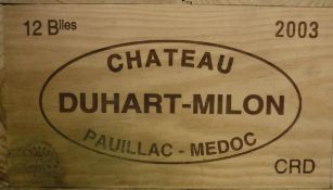 Twelve bottles Chateau Duahart-Milon Pauillac-Médoc 2003 (owc) (12)