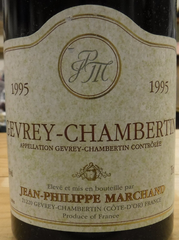 Six bottles Gevrey-Chambertin 1980, 1987, 1989,