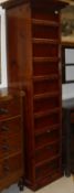 A modern stained pine haberdasher's style chest of ten drawers CONDITION REPORTS 222